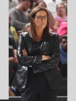 Stephanie White Black Jacket Indiana Fever