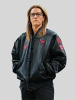 Stephanie White Indiana Fever Stranger Things Jacket Black