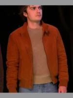 Steve Harrington Stranger Things S05 Joe Keery Brown Jacket