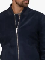 Men's Bagatelle Suede Bomber Jacket