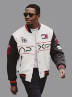 The APXGP Collection Satin Boxy Varsity Jacket Tommy Hilfiger