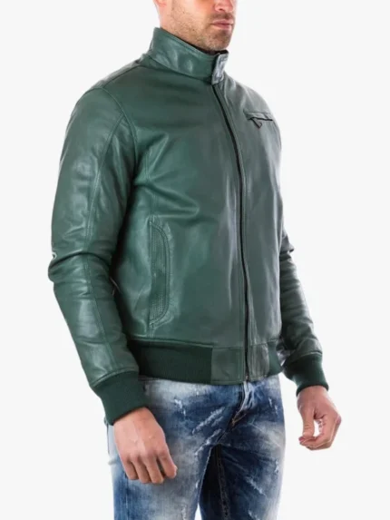 Thin Green Lamb bomber Jacket