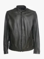U010 Men’s Green Leather Jacket
