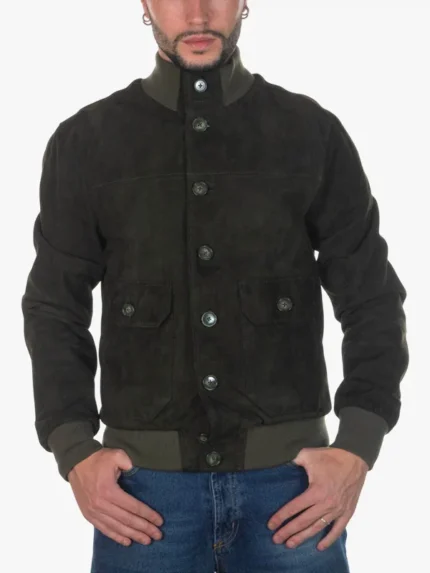 U03 Bis Men's Bomber Green Jacket