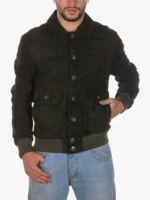 U03 Men's Bomber Shirt Style Jacket