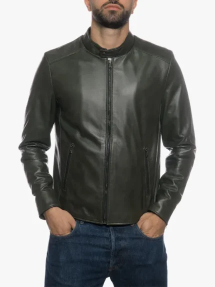 U09 Men's Genuine Leather Jacket