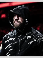 UFC Venum Fight Night Walkout Black Zip-Up Hoodie