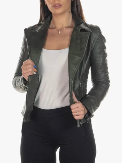 Violetta Green Jacket For Women