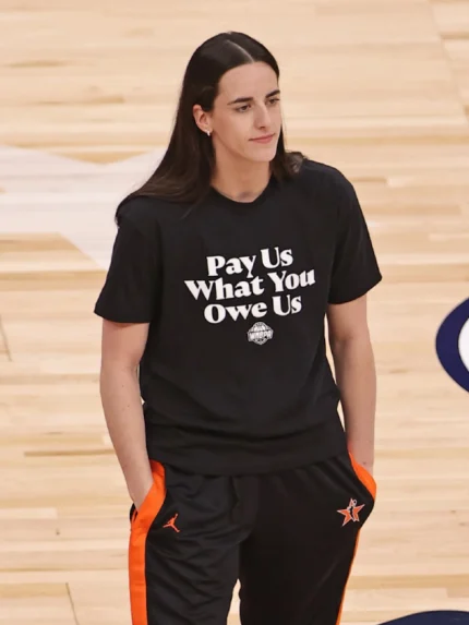 WNBPA Pay Us What You Owe Us Black T-shirt