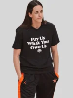 WNBPA Pay Us What You Owe Us T-shirt Black
