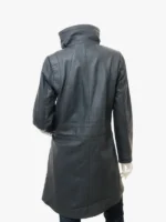 Cottonton Blue Coat Leather For Women