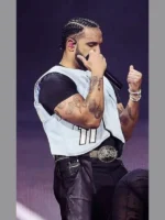 Wireless Festival 2025 Drake Stay Cocky Blue Vest