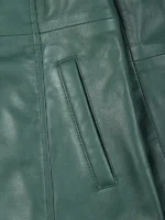 Women Ture Down Green Coat With 34 Lenght