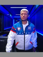 Wwe Cody Rhodes Stars and Stripes Nightmare Windbreaker Jacket
