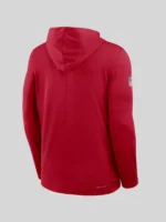 49ers Nike Sideline Red Hoodie T-Shirt