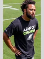A Fan Of Change Eagles T-Shirt Black