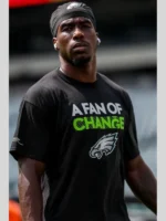 A Fan Of Change Philadelphia Eagles Black T-Shirt