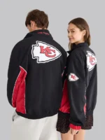 Aeropostale Kansas City Chiefs Black Track Jacket