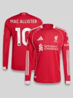 Buy Alexis Mac Allister Liverpool Long Sleeve Player Jersey