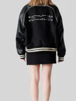 Black Varsity LE SSERAFIM x ZOZOTOWN BLOUSON Jacket