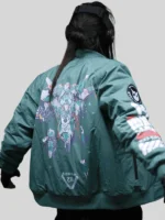 Boomslank x M RAGE Arsenal Green Bomber Jacket