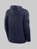Broncos Sideline Performance Blue Hoodie
