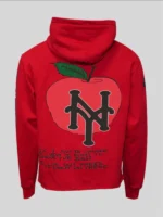 Cali to NYC Homme Femme Red Hoodie