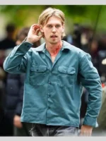 Caught Stealing Austin Butler Blue Cotton Jacket