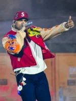 Chris Brown Breezy Bowl Red Jacket