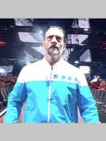 Cm Punk Fantastic Four Star Blue and White Jacket