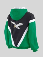 Eagles Erin Andrews Windbreaker Green Jacket