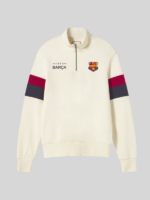 FC Barcelona Retro 1899 White Sweatshirt