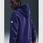FC Barcelona Tech Windrunner Nike Full-Zip Soccer Hoodie Purple