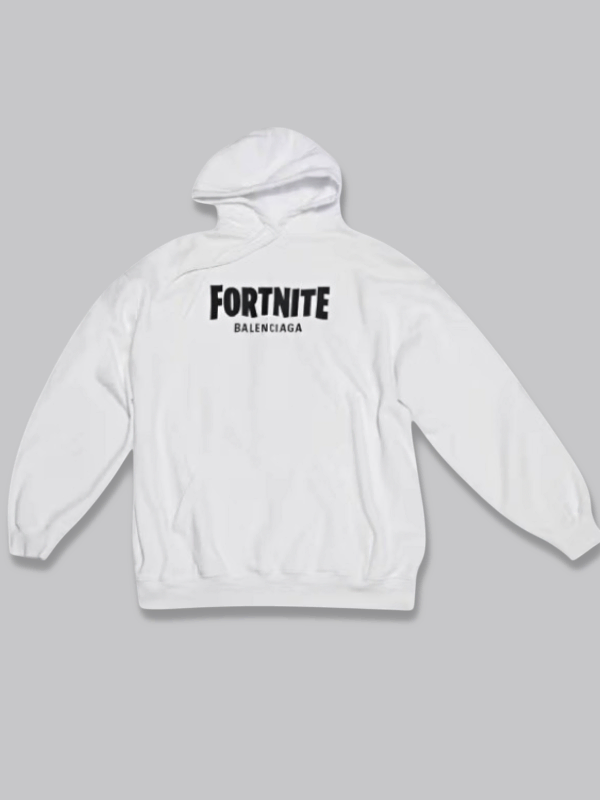 Fortnite Balenciaga White Hoodie Fortnite Balenciaga White Hoodie
