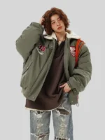 Fun Castle Green Bomber Jacket