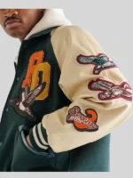 Green Varsity Bomber Jacket Roots Outdoor 24