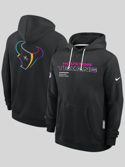 Houston Texans 2025 Crucial Catch Hoodie