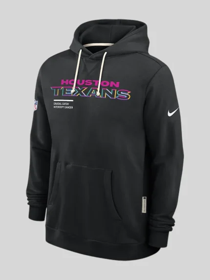 Houston Texans Nike Black 2025 Crucial Catch Hoodie