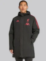 LFC adidas Mens 25 26 Domestic Long Match Day Jacket Black