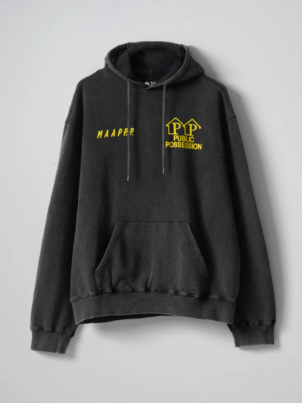 MAAP x Public Possession Slow Rider Hoodie Grey MAAP x Public Possession Slow Rider Hoodie Grey