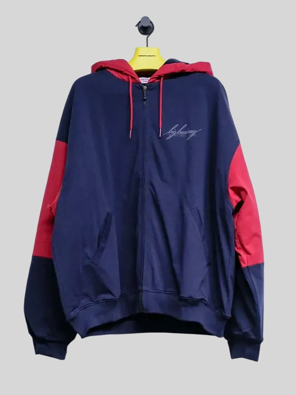 Martine Rose Big Business Blue Hoodie Martine Rose Big Business Blue Hoodie
