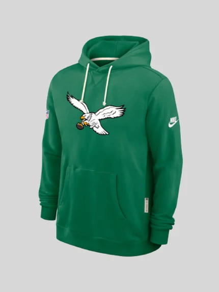 Men's Nike Kelly Green Philadelphia Eagles 2025 Sideline Standard Issue Alt Pack Dri-FIT Hoodie