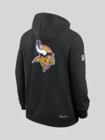 Minnesota Vikings 2025 Crucial Catch Nike Dri_Fit Hoodie Black