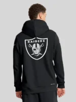 NFL 2025 Raiders Crucial Catch Hoodie Nike In Black