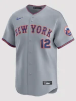 Unisex New York Mets Francisco Lindor Nike Gray Road Limited Player Jersey