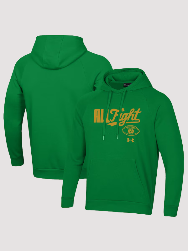 Notre-Dame-Fighting-Irish-Under-Armour-All-Fight-Rival-Kelly-Green-Hoodie Notre-Dame-Fighting-Irish-Under-Armour-All-Fight-Rival-Kelly-Green-Hoodie
