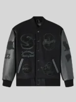 Shooting Stars Championship Black Varsity Jacket