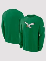 Philadelphia Eagles Nike Rewind Club Sweatshirt Kelly Green