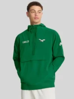 Philadelphia Eagles Sideline Alt Pack Anorak Half-Zip Hoodie Jacket Kelly Green