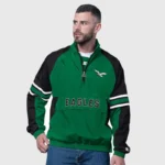 Philadelphia Eagles Starter Prospect Jacket Green and Black